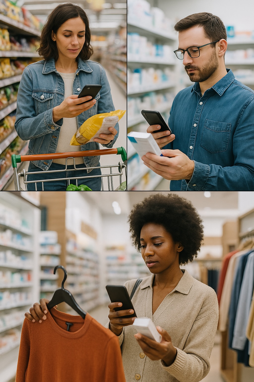 Verify2Buy — consumer scanning product